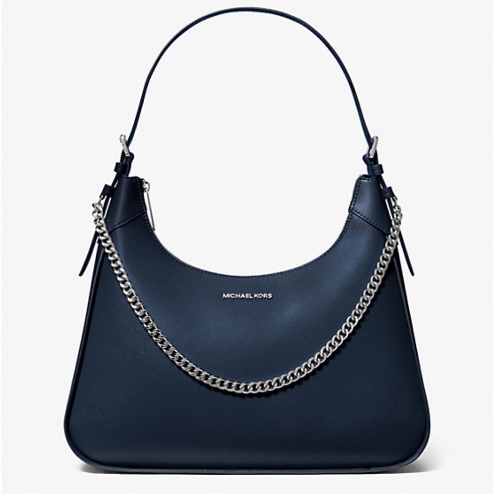 Michael Kors Wilma Large Leather Shoulder Bag